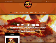 Tablet Screenshot of ggwoodfiredpizza.com